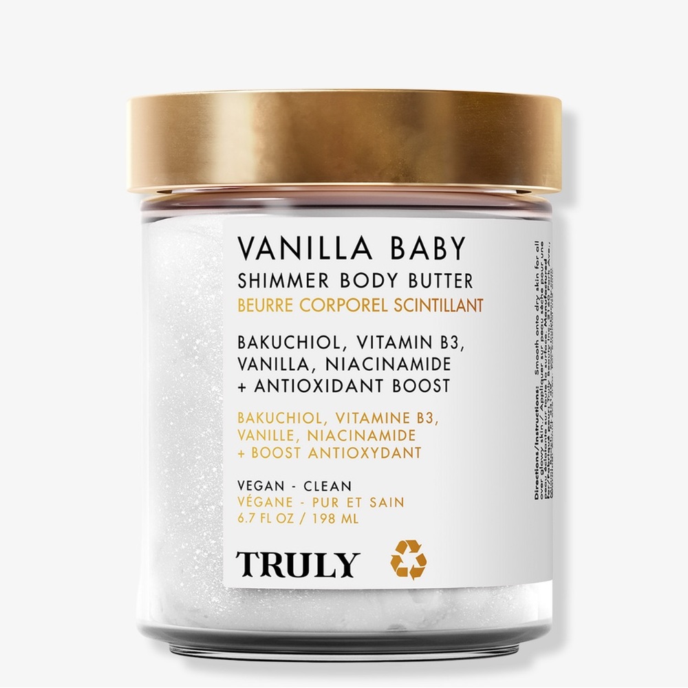 Truly VANILLA BABY SHIMMER BODY BUTTER NEW